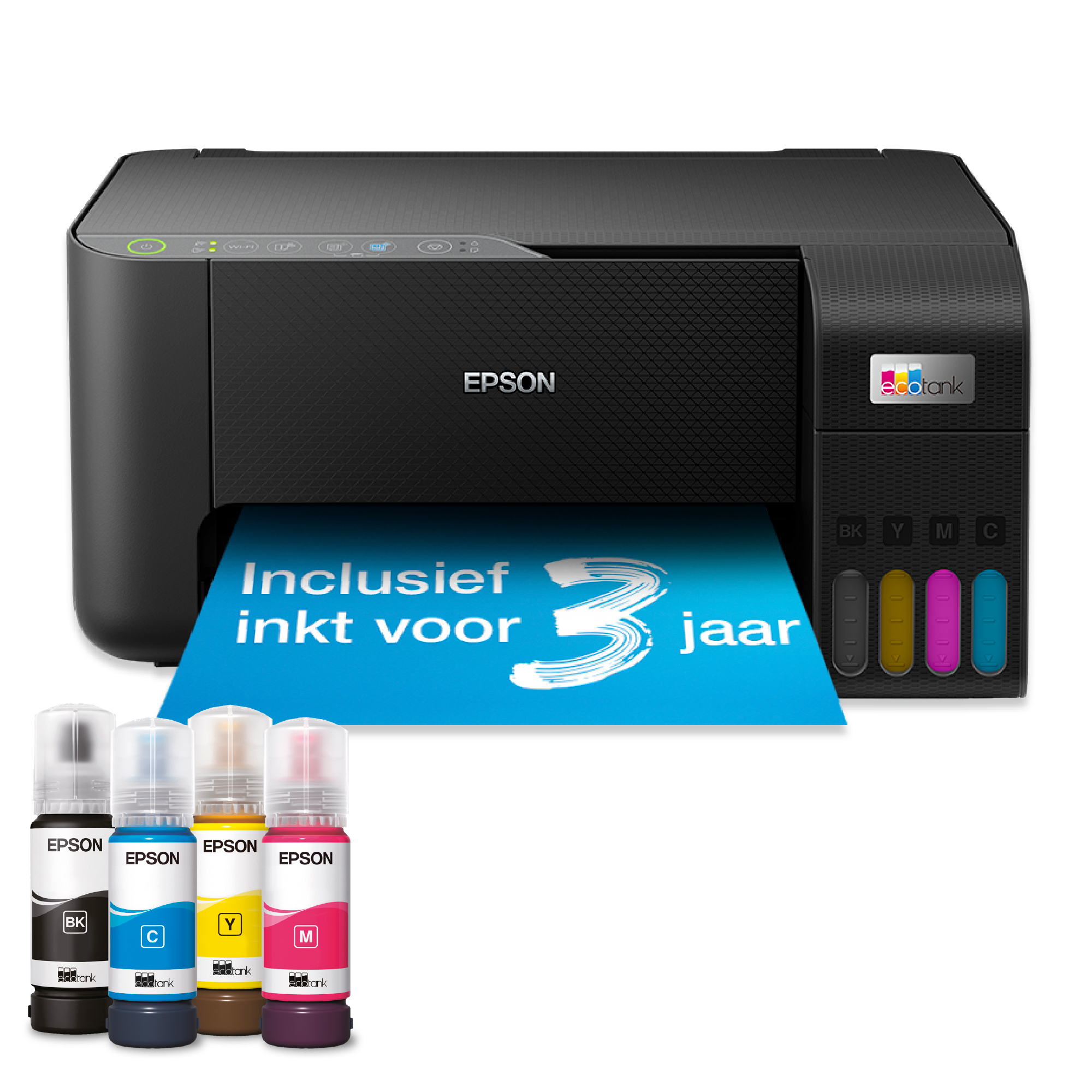 Epson EcoTank ET-2860 A4 multifunctionele Wi-Fi-printer met inkttank, inclusief tot 3 jaar inkt - Afbeelding 2