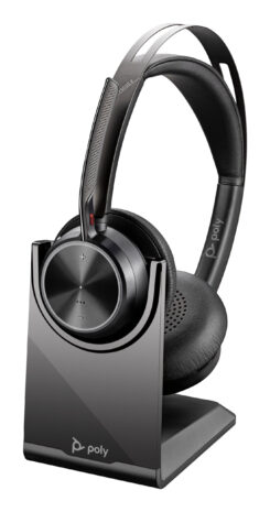 HP Poly Voyager Focus 2 USB-C-C Headset +USB-C/A Adapter +Charging Stand - Afbeelding 8