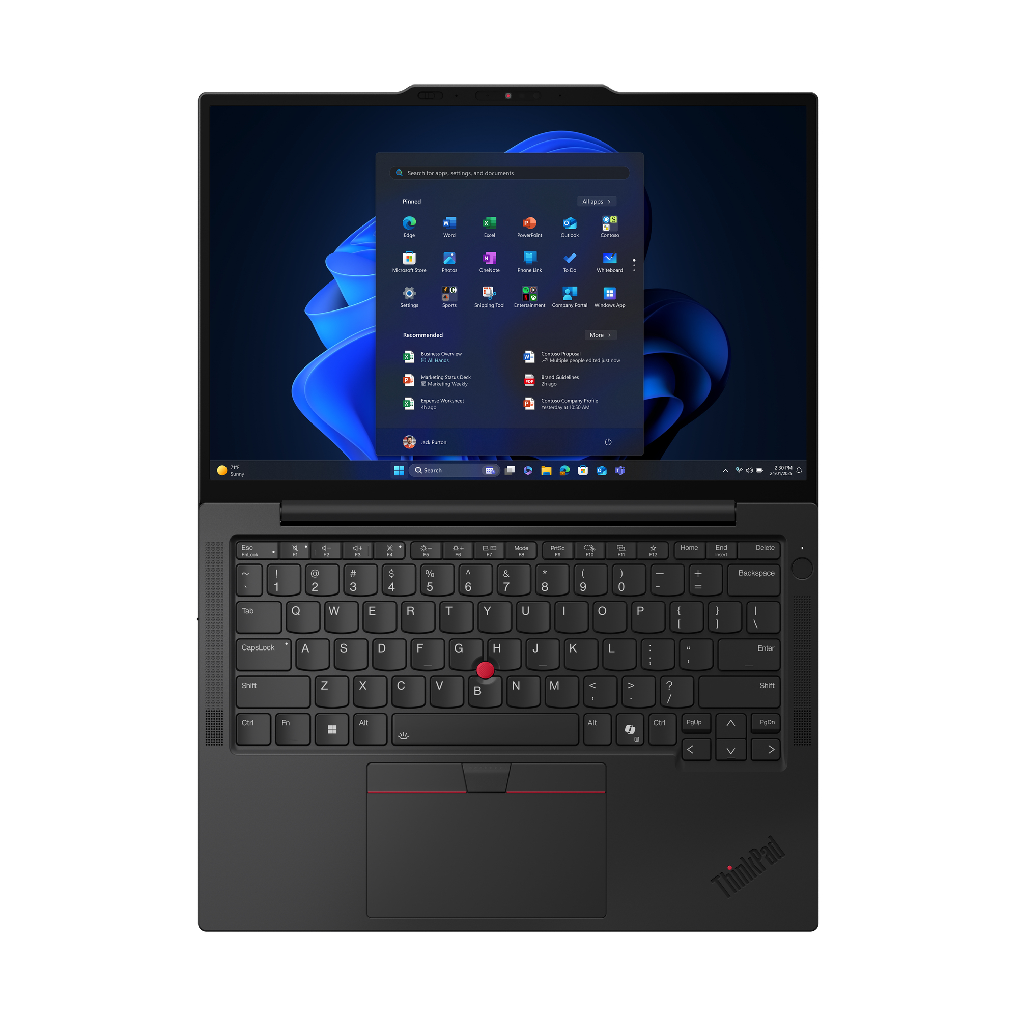 Lenovo ThinkPad X13 Gen 6 (Intel) Intel Core Ultra 5 225U Laptop 33,8 cm (13.3") WUXGA 16 GB LPDDR5x-SDRAM 512 GB SSD Wi-Fi 6E (802.11ax) Windows 11 Pro Engels Zwart - Afbeelding 17