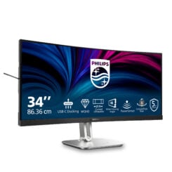 Philips 5000 series 34B2U5600C/00 computer monitor 86,4 cm (34") 3440 x 1440 Pixels Dual QHD LCD Grijs - Afbeelding 3