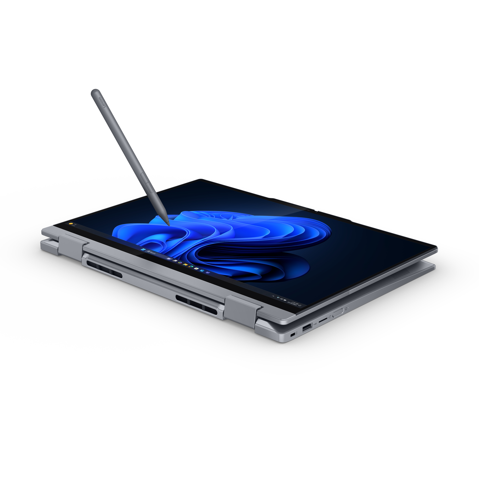Lenovo ThinkBook 14 2-in-1 G5 IAU Intel Core Ultra 5 225U Hybride (2-in-1) 35,6 cm (14") Touchscreen WUXGA 16 GB DDR5-SDRAM 512 GB SSD Wi-Fi 6E (802.11ax) Windows 11 Pro US International Grijs - Afbeelding 16