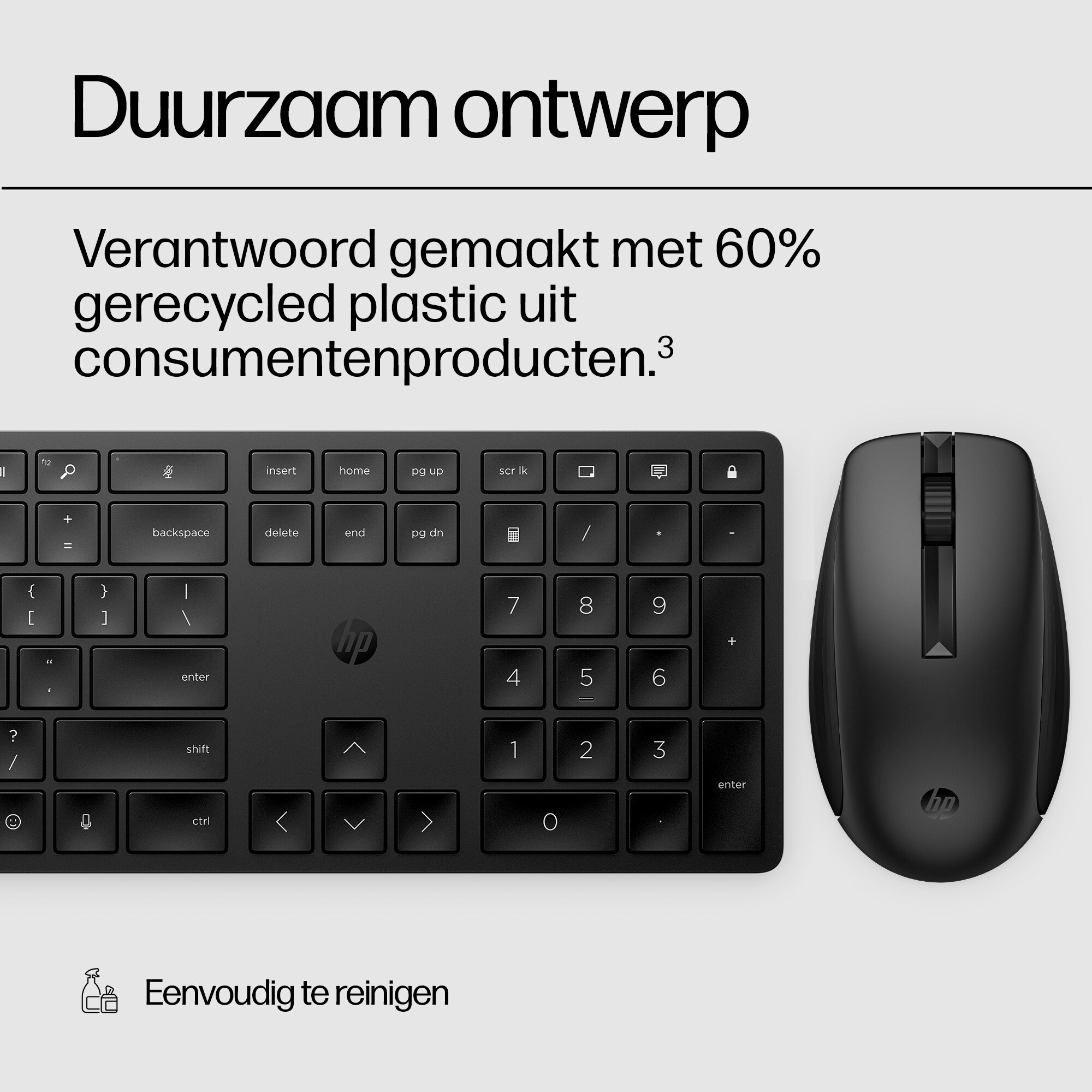 HP 650 draadloze toetsenbord- en muiscombinatie - Afbeelding 9