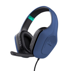Trust GXT 415B Zirox Gaming Headset - Bedrade gaming koptelefoon – Opklapbare microfoon – 50 mm drivers – Blauw