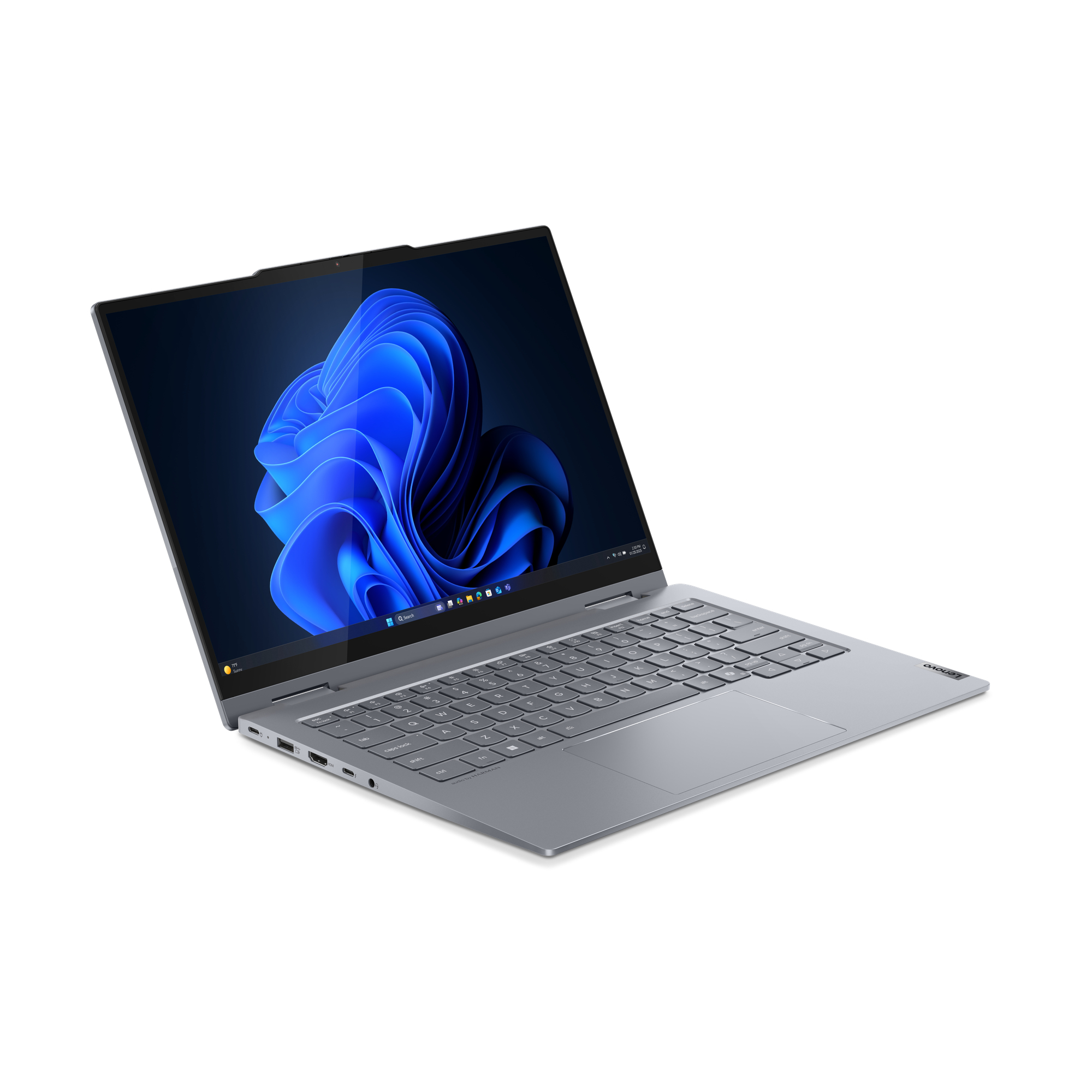 Lenovo ThinkBook 14 2-in-1 G5 IAU Intel Core Ultra 5 225U Hybride (2-in-1) 35,6 cm (14") Touchscreen WUXGA 16 GB DDR5-SDRAM 512 GB SSD Wi-Fi 6E (802.11ax) Windows 11 Pro US International Grijs - Afbeelding 4