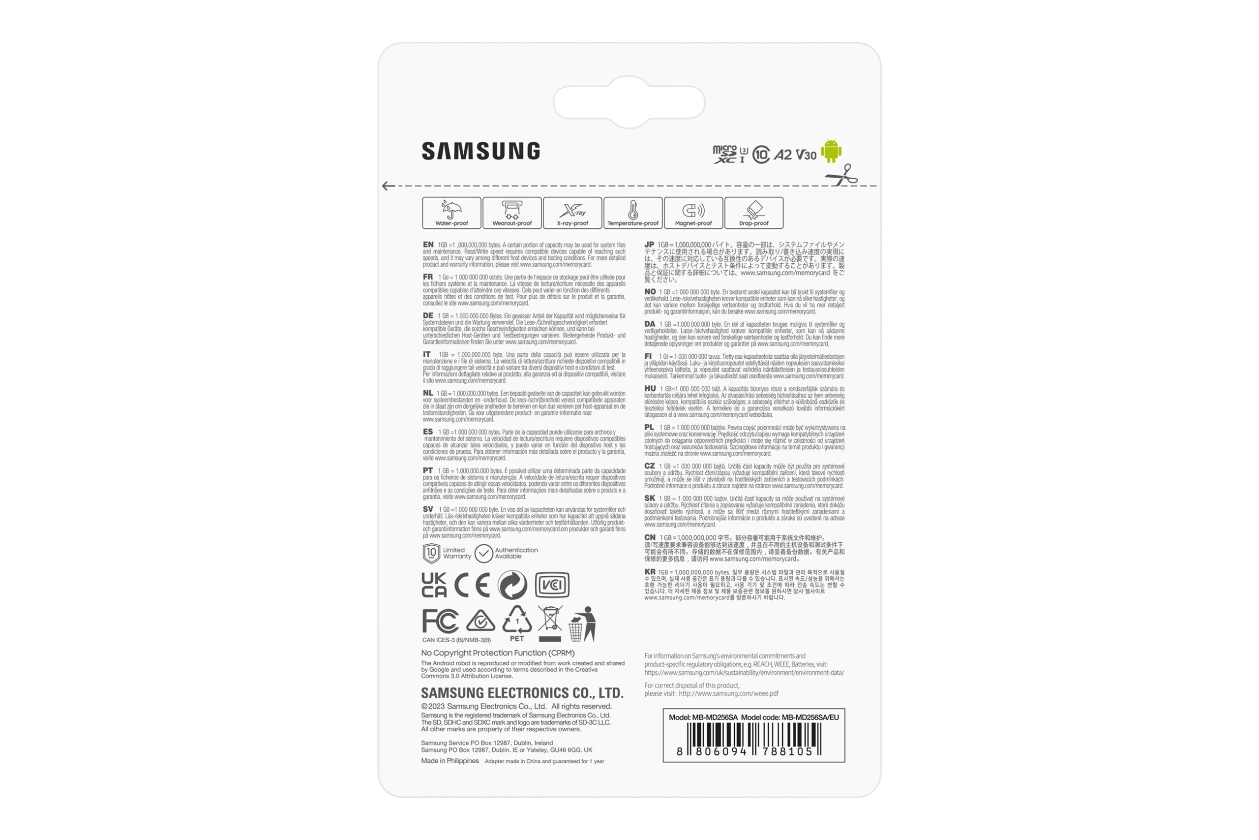 Samsung PRO Plus MB-MD256SA/EU flashgeheugen 256 GB MicroSD UHS-I Klasse 3 - Afbeelding 10
