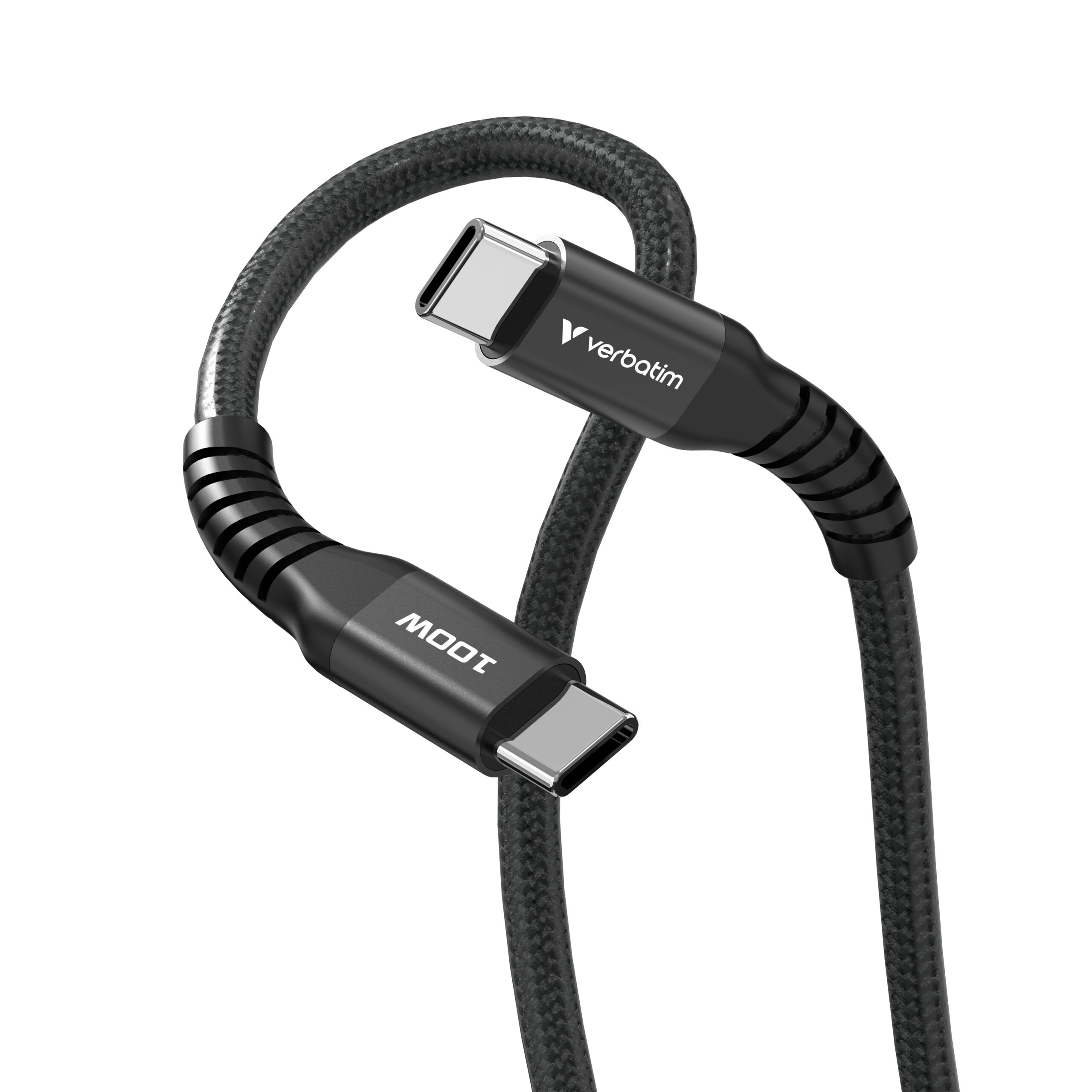 Verbatim Sync & Charge Magnetische Kabel - 100W USB-C naar USB-C 120 cm Zwart - Afbeelding 5