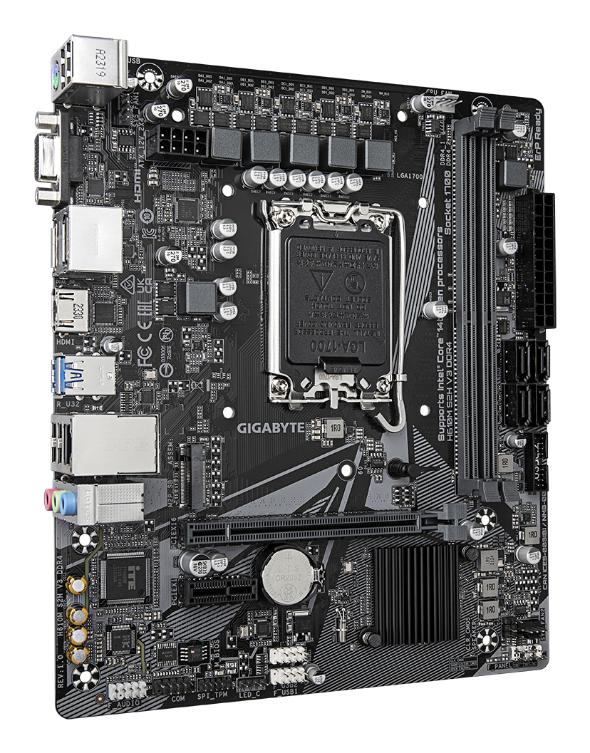 GIGABYTE H610M S2H V3 DDR4 moederbord Intel H610 Express LGA 1700 micro ATX - Afbeelding 4