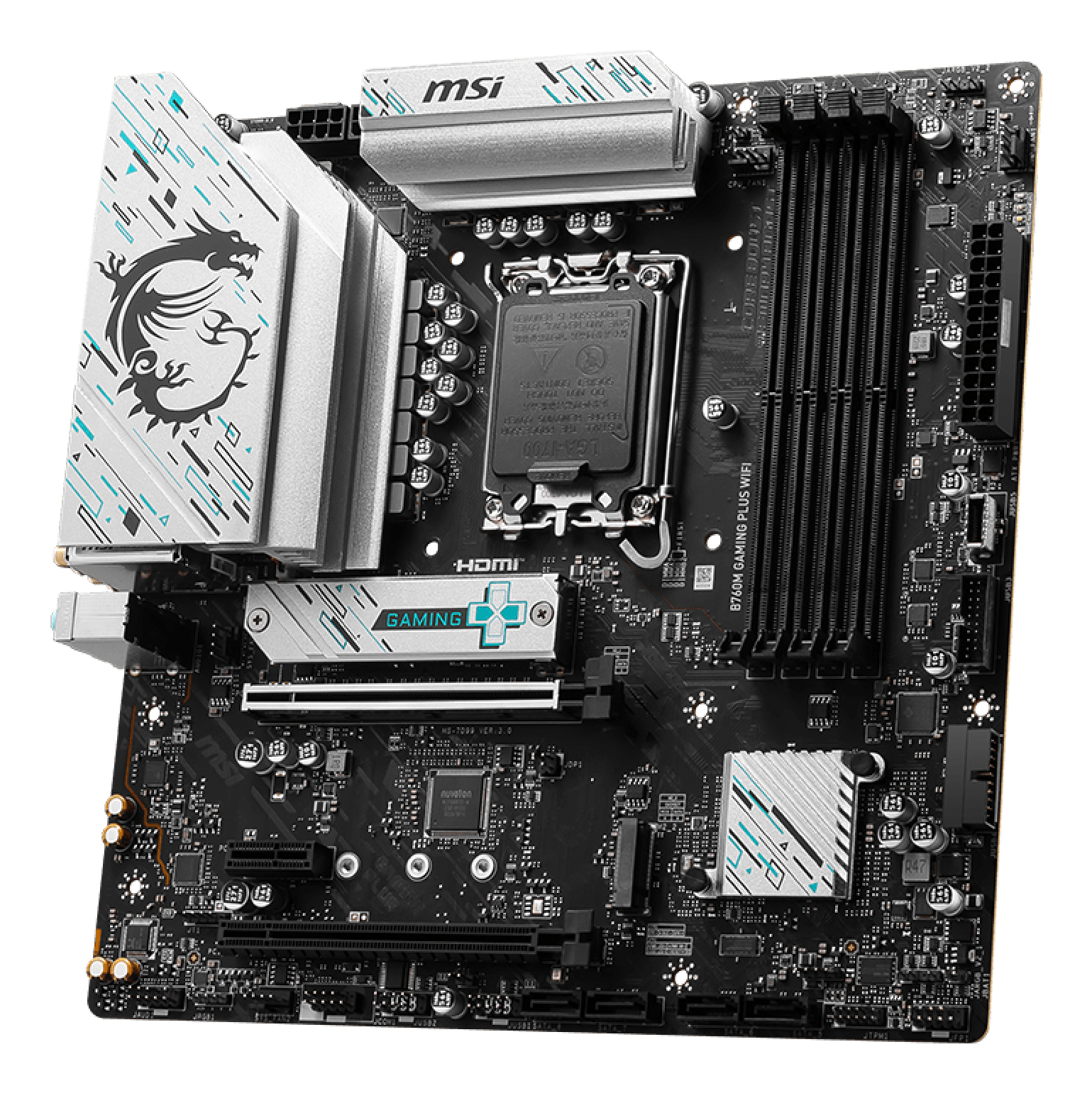MSI B760M GAMING PLUS WIFI moederbord Intel B760 LGA 1700 micro ATX - Afbeelding 4