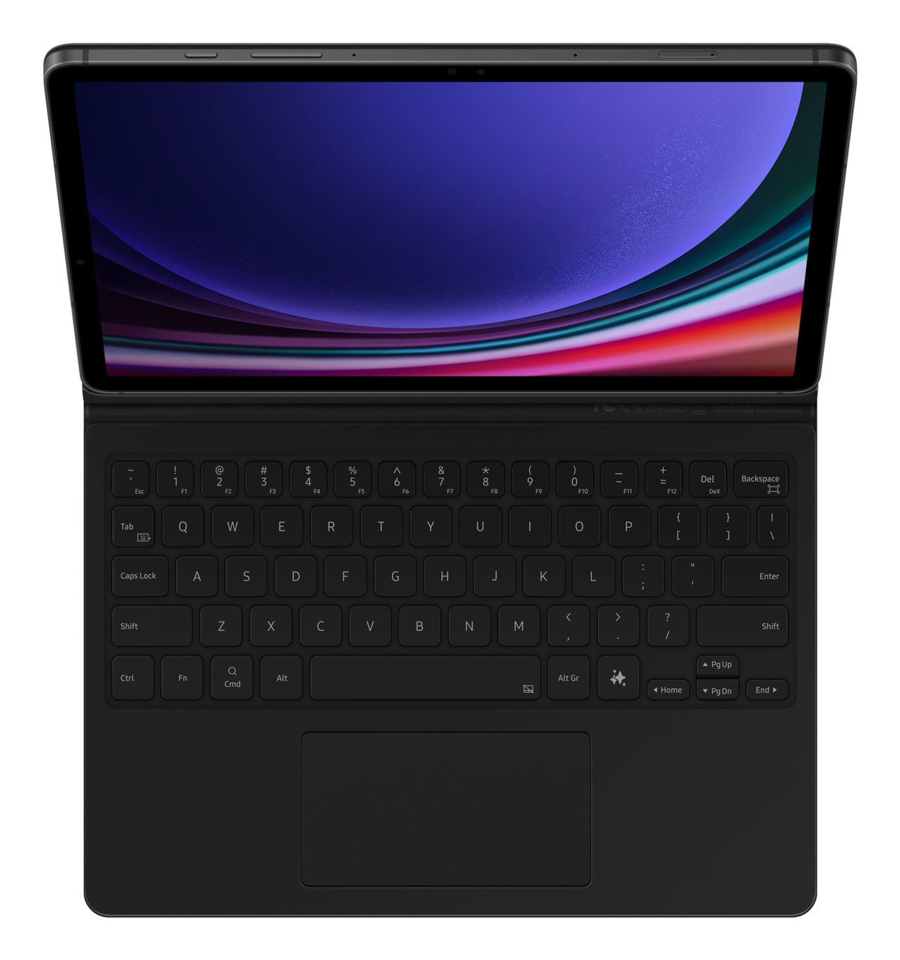 Samsung Galaxy Tab S9 | S9 FE AI Book Cover Keyboard QWERTY - Afbeelding 11