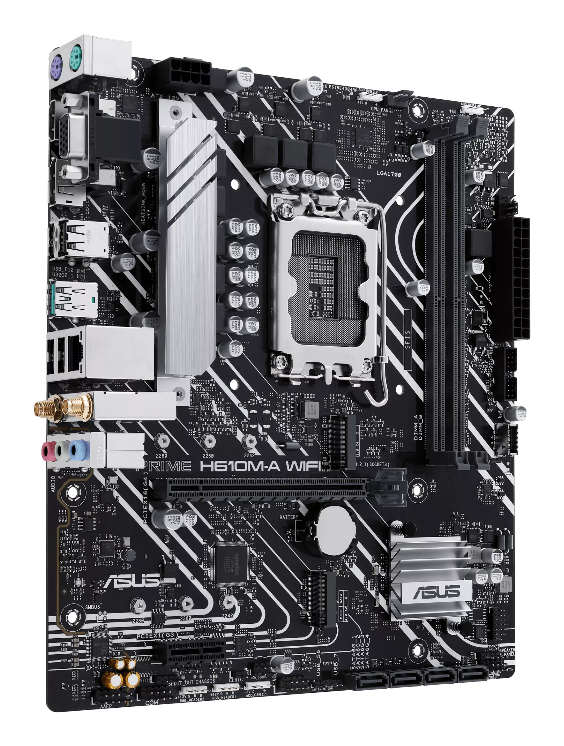 ASUS PRIME H610M-A WIFI Intel H610 LGA 1700 micro ATX - Afbeelding 3