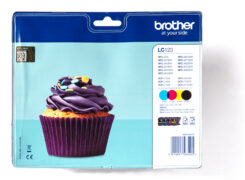 Brother LC-123VALBP inktcartridge 4 stuk(s) Origineel Zwart, Cyaan, Magenta, Geel