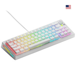 Glorious Gaming GMMK 3 65% Prebuilt toetsenbord Gamen USB QWERTY Amerikaans Engels Wit