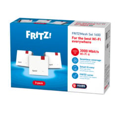 Mesh Set FRITZMESH SET 1600 3-PACK EDITION INTERNATIONAL Dual-band (2.4 GHz / 5 GHz) Wi-Fi 6 (802.11ax) Rood, Wit Intern - Afbeelding 13