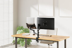 Neomounts DS20-425BL2 Monitorarm met laptophouder 17-27" - ruimtebesparend - Afbeelding 18