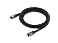 Equip 128382 USB4 Gen 2x2 C naar C-kabel, M/M, 2,0 m, PD 100W, 4K/60Hz, 20Gbps, Zwart - Afbeelding 2