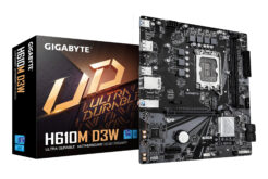 GIGABYTE H610M D3W moederbord Intel H610 LGA 1700 micro ATX