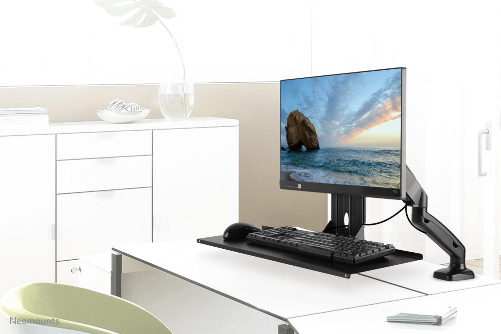 Neomounts KEYB-V200BLACK Toetsenbord-/muishouder VESA montage - b 65 cm - Afbeelding 8