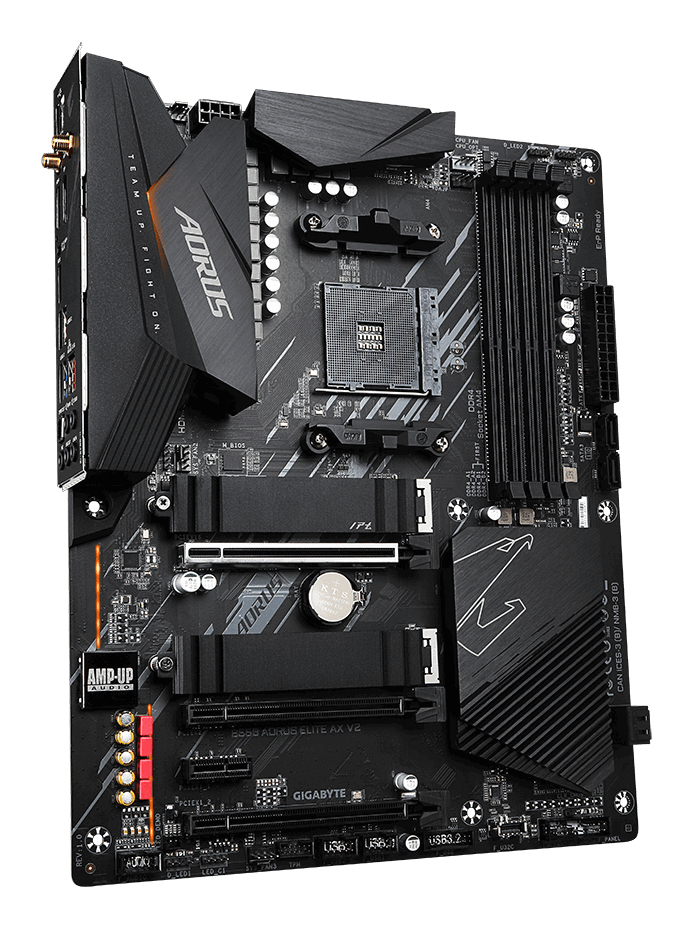 GIGABYTE B550 AORUS ELITE AX V2 moederbord AMD B550 Socket AM4 ATX - Afbeelding 4
