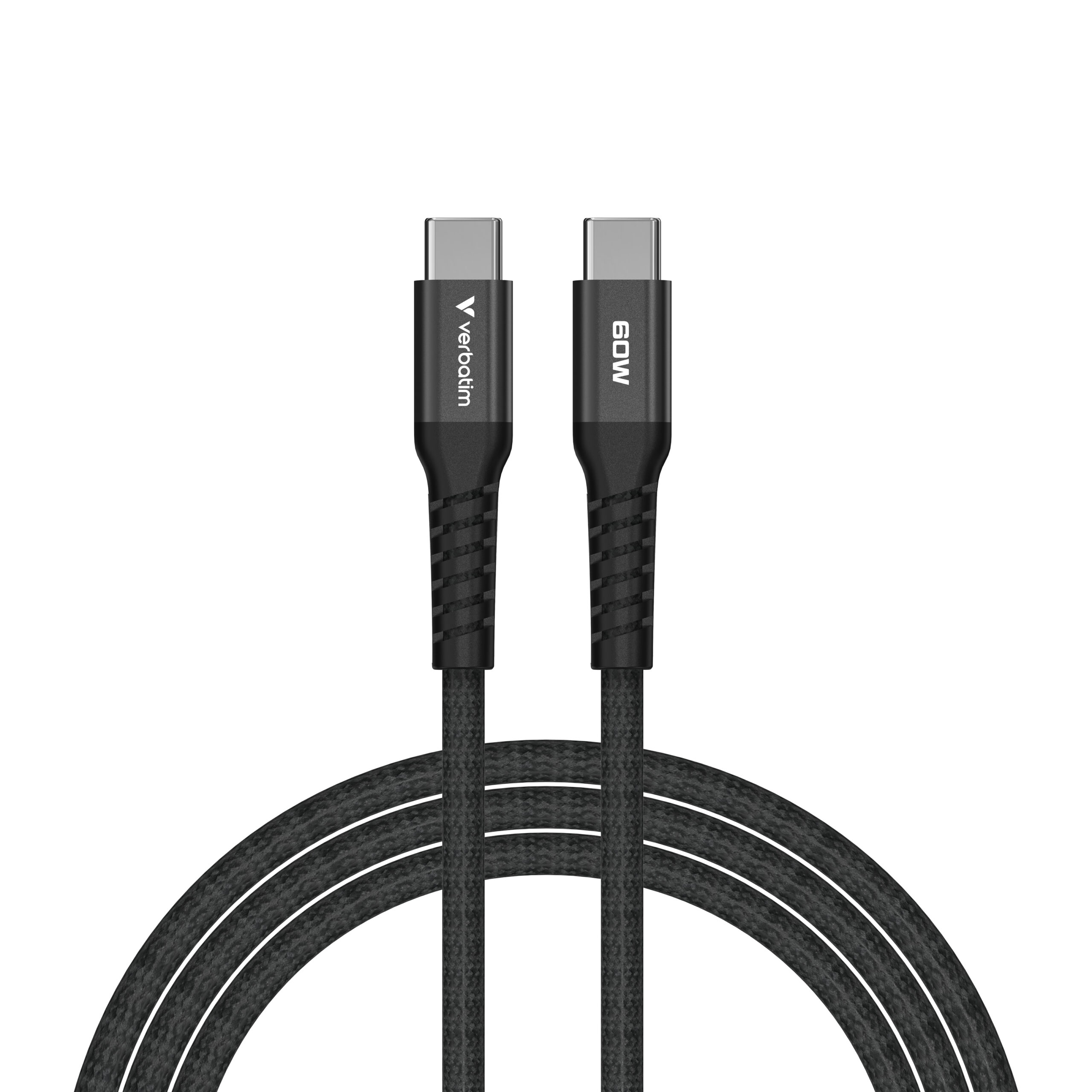 Verbatim Sync & Charge Magnetische Kabel - 60W USB-C naar USB-C 120 cm Zwart - Afbeelding 4