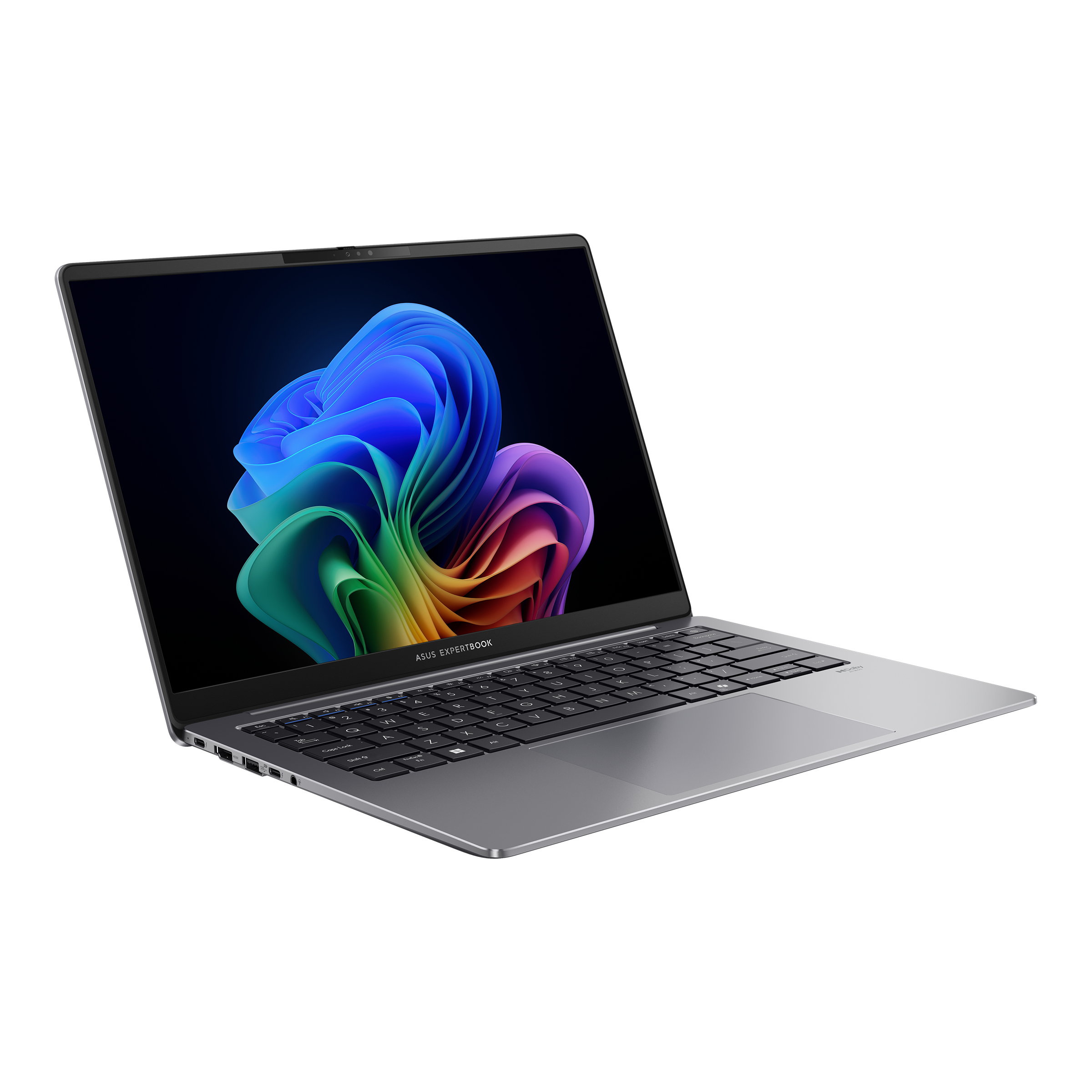 ASUS ExpertBook P5 P5405CSA-NZ0195X Intel Core Ultra 7 258V Laptop 35,6 cm (14") WQXGA 32 GB LPDDR5x-SDRAM 1 TB SSD Wi-Fi 6E (802.11ax) Windows 11 Pro US International Grijs - Afbeelding 3