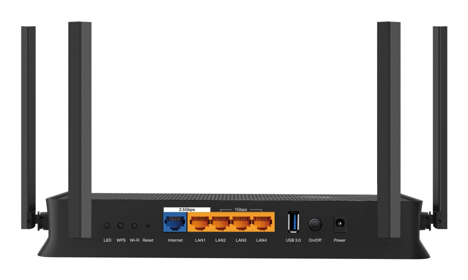 TP-Link Archer BE3600 draadloze router 2.5 Gigabit Ethernet Dual-band (2.4 GHz / 5 GHz) Zwart - Afbeelding 4