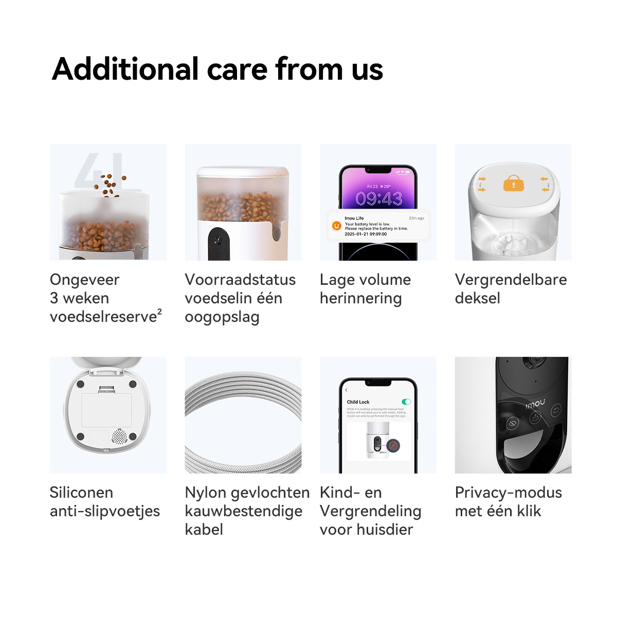 Imou PF1 Slimme voedseldispenser - Afbeelding 32