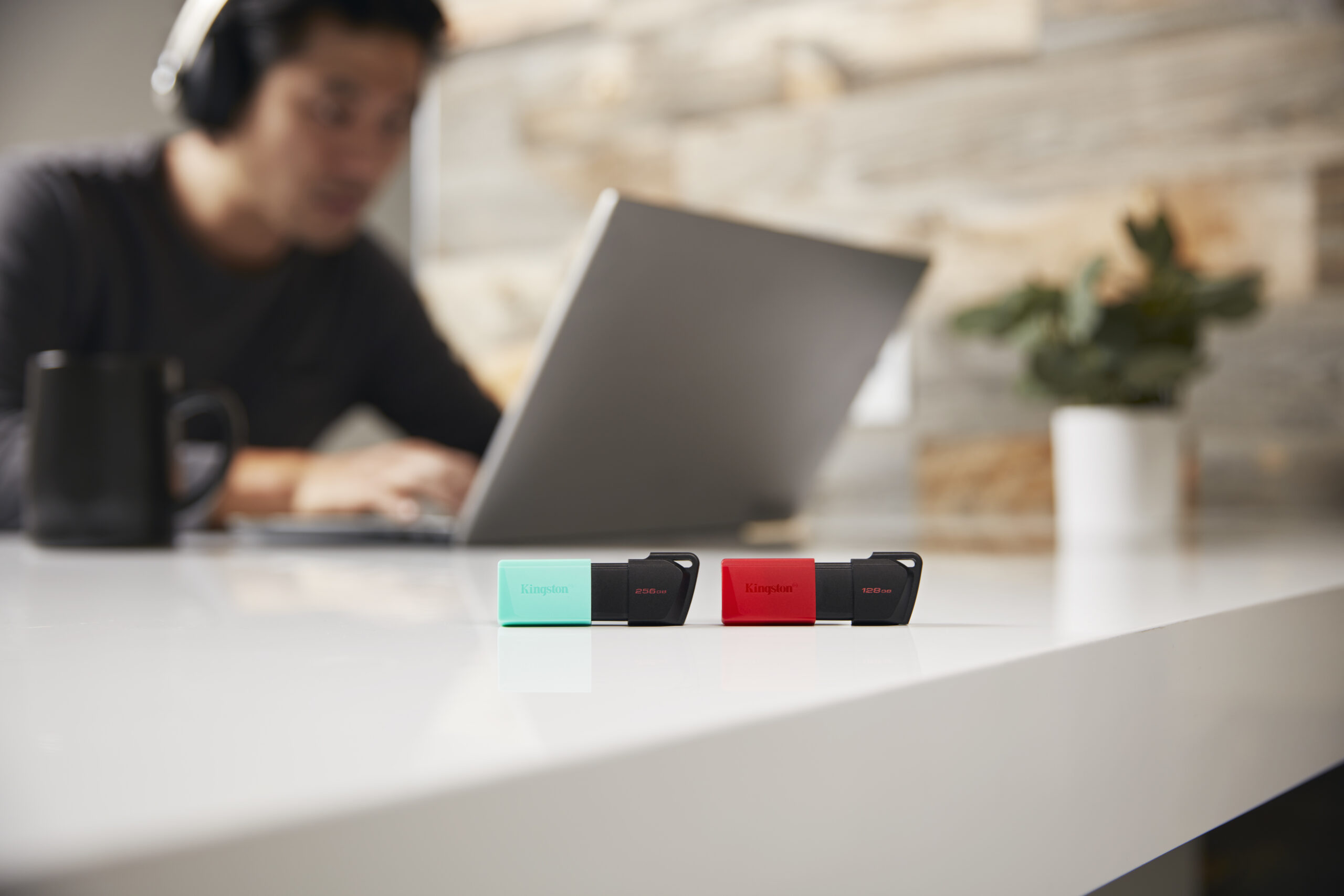 Kingston Technology DataTraveler Exodia M 256 GB, USB 3.2 Gen 1 (zwart + blauwgroen) - Afbeelding 10