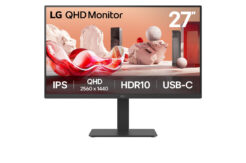 LG 27BA65QB-B.AEU computer monitor 68,6 cm (27") 2560 x 1440 Pixels Wide Quad HD LED Zwart