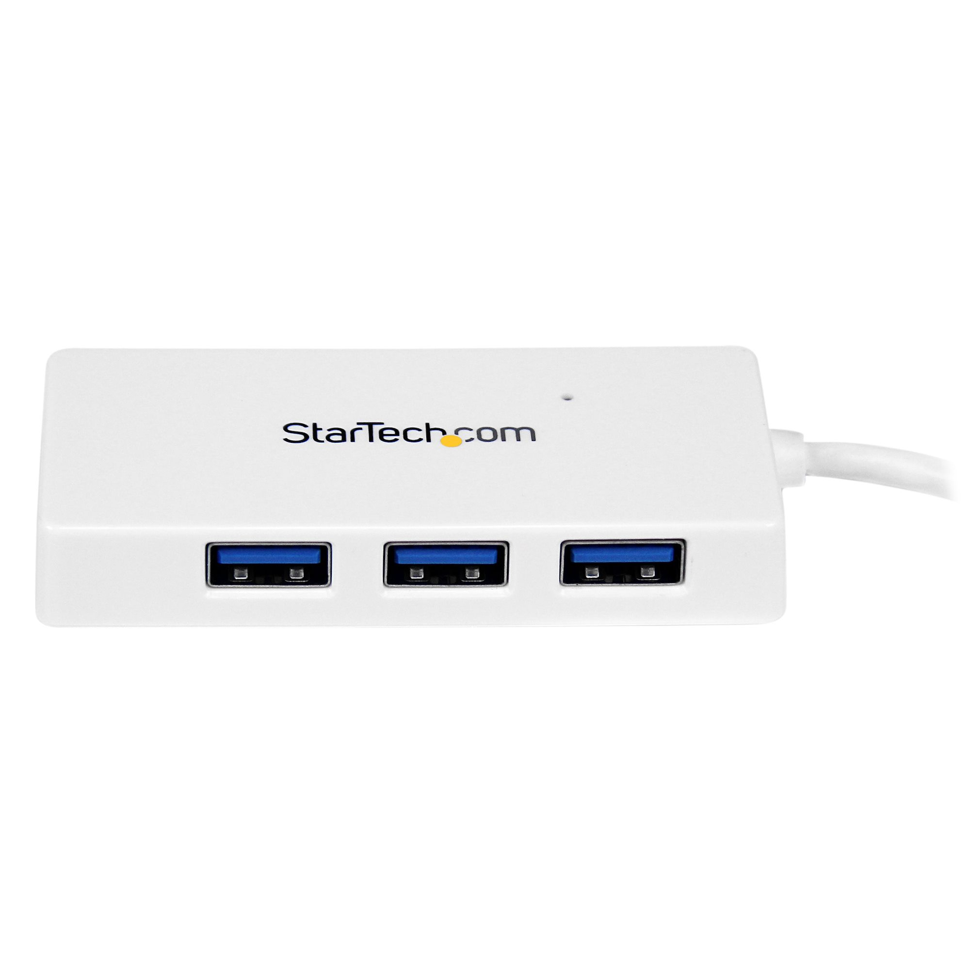 StarTech.com Draagbare 4-poorts SuperSpeed USB 3.0 hub - 5Gbps - wit - Afbeelding 4
