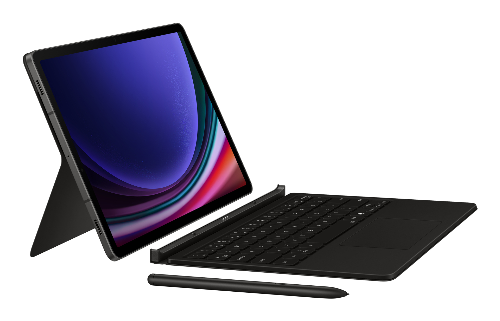 Samsung Galaxy Tab S9 | S9 FE AI Book Cover Keyboard QWERTY - Afbeelding 8