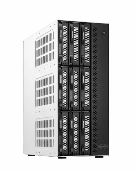 TerraMaster T9-500 PRO data-opslag-server NAS Desktop Intel® Core™ i7 16 GB DDR5 0 TB Grijs - Afbeelding 3