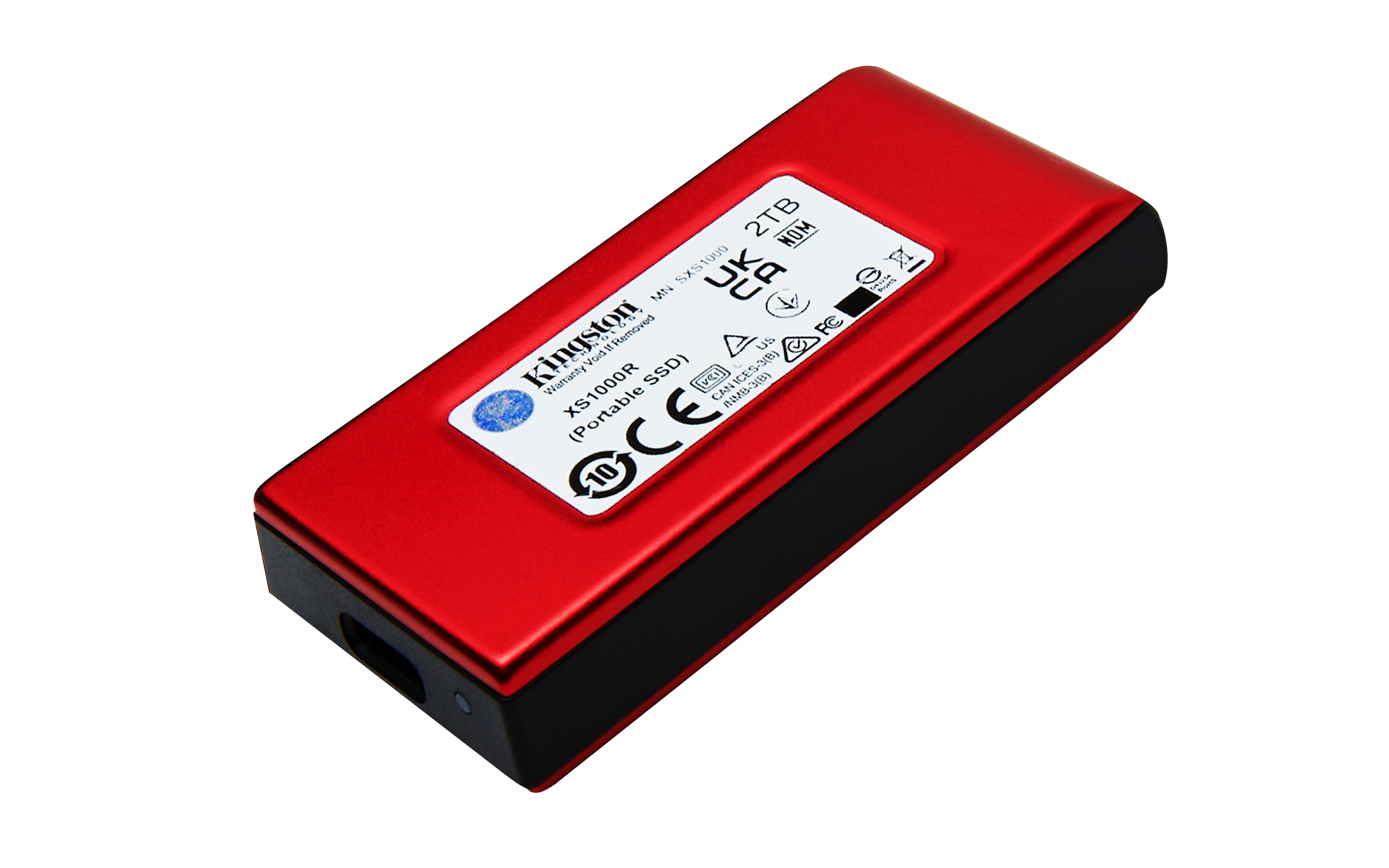 Kingston Technology 2TB XS1000 Red External USB 3.2 Gen 2 Draagbare Solid State Drive - Afbeelding 5