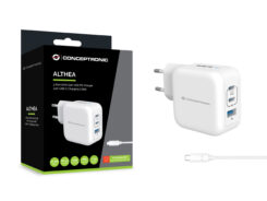 Conceptronic ALTHEA17W oplader voor mobiele apparatuur Universeel Wit AC Snel opladen Binnen - Afbeelding 4
