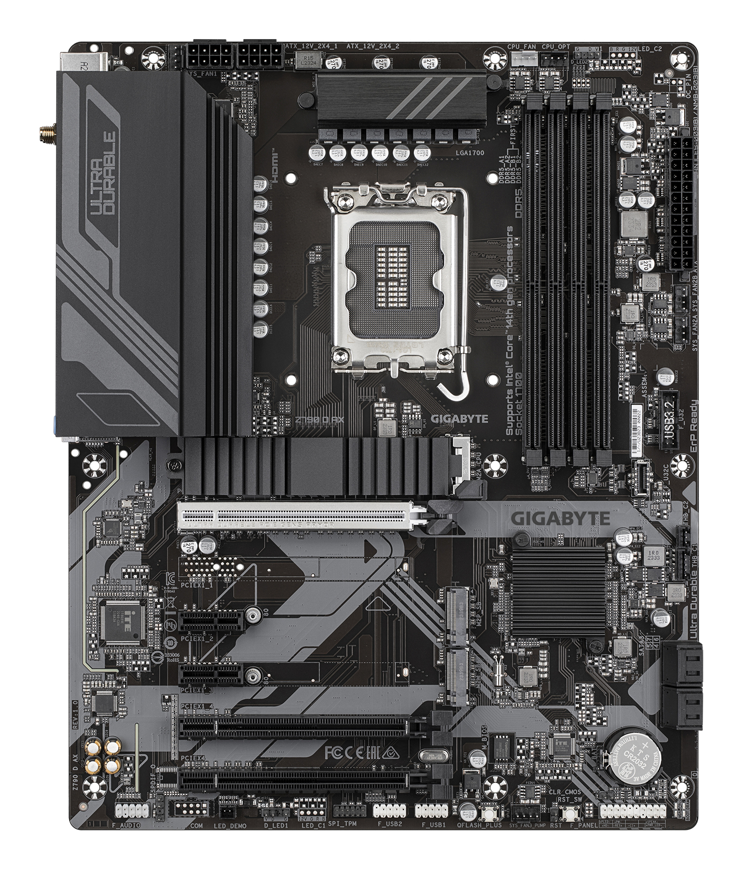 GIGABYTE Z790 D AX moederbord Intel Z790 Express LGA 1700 ATX - Afbeelding 3