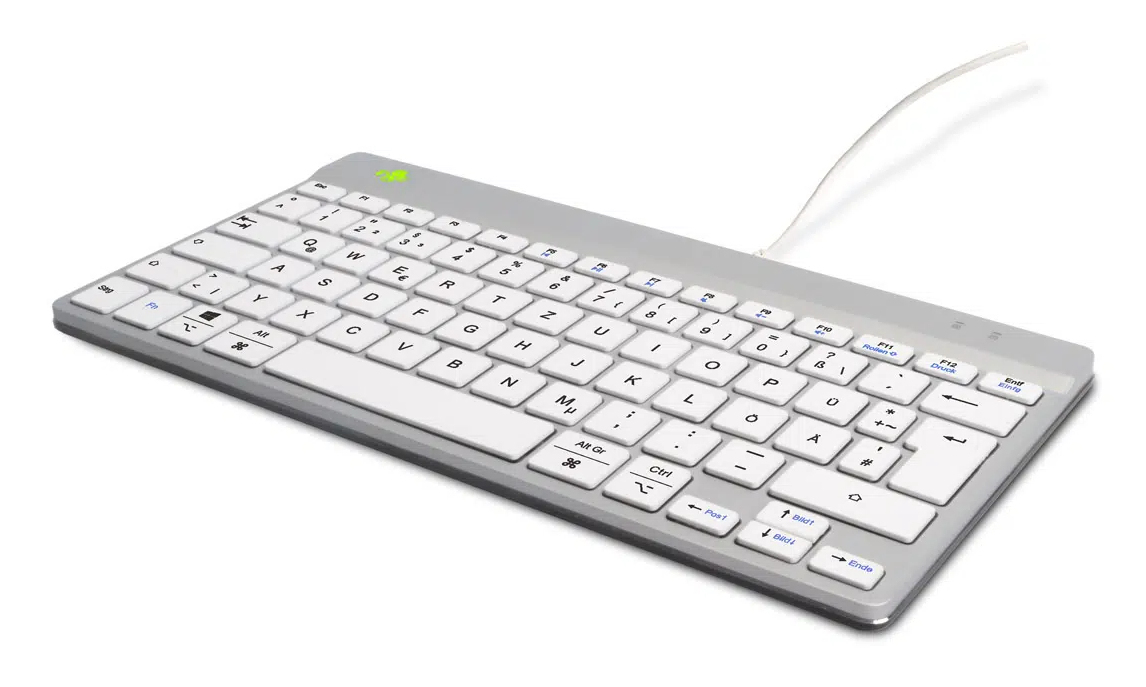 R-Go Tools Ergonomisch toetsenbord R-Go Compact Break, compact toetsenbord met pauzesoftware, QWERTZ (DE), bedraad, wit - Afbeelding 3