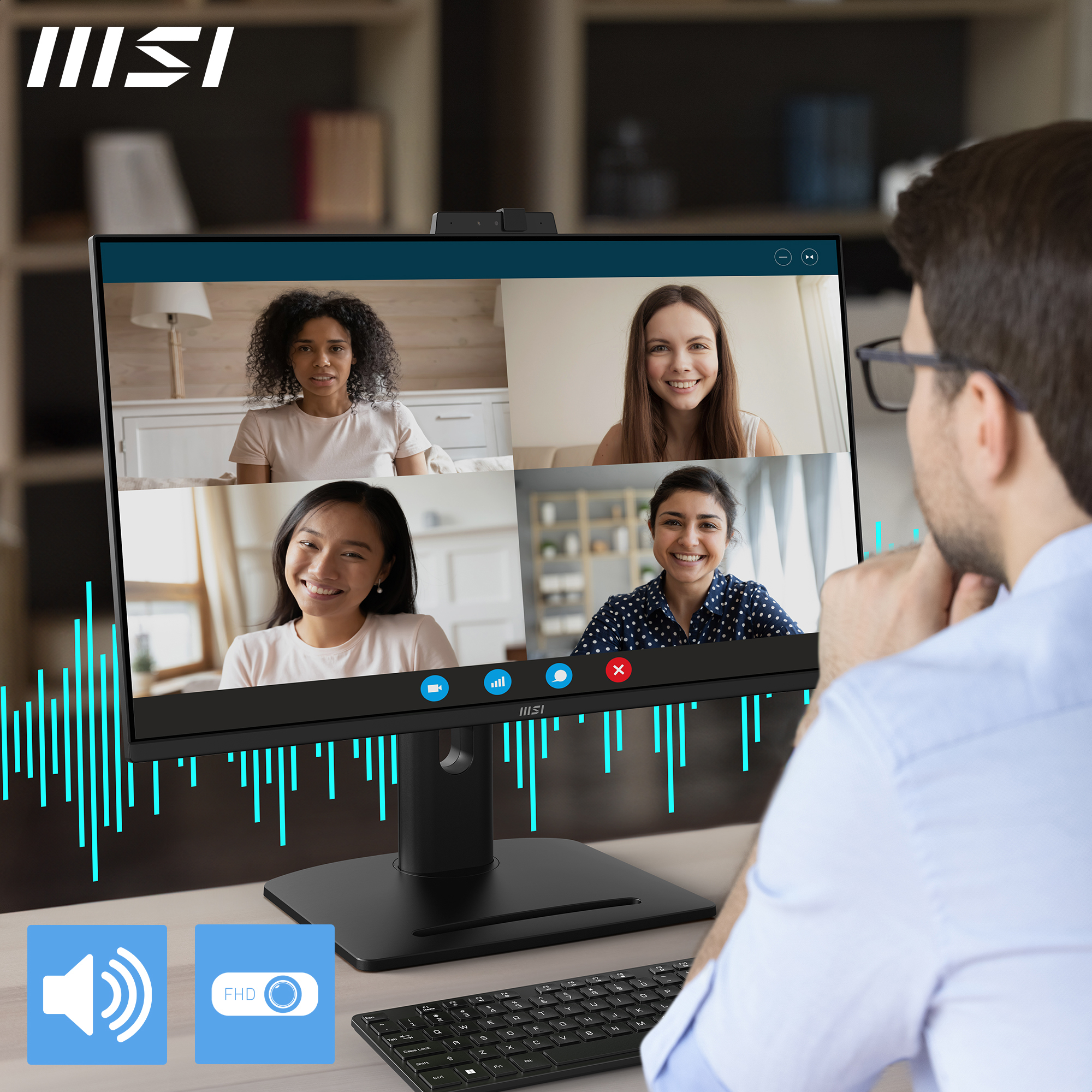 MSI Pro MP275QPDG computer monitor 68,6 cm (27") 2560 x 1440 Pixels Wide Quad HD LCD Zwart - Afbeelding 9