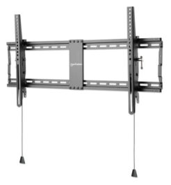 Manhattan Wandbeugel voor TV’s en monitoren (Kantelbaar laag profiel), voor schermen 37"–100", VESA-compatibiliteit: van 200×200 tot 800×400 mm (controleer de afmetingen van de vier montagegaten aan de achterzijde), max 70 kg, zwart - Afbeelding 2
