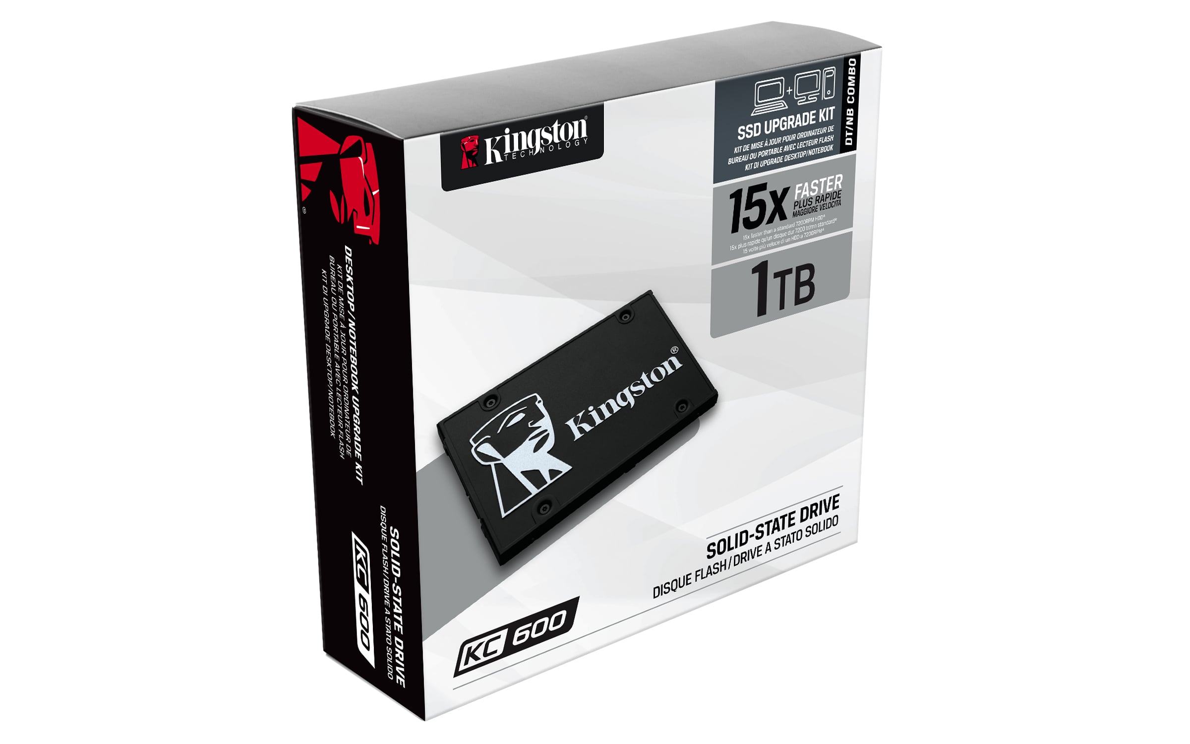 Kingston Technology 1024G SSD KC600 SATA3 2.5" - Afbeelding 6