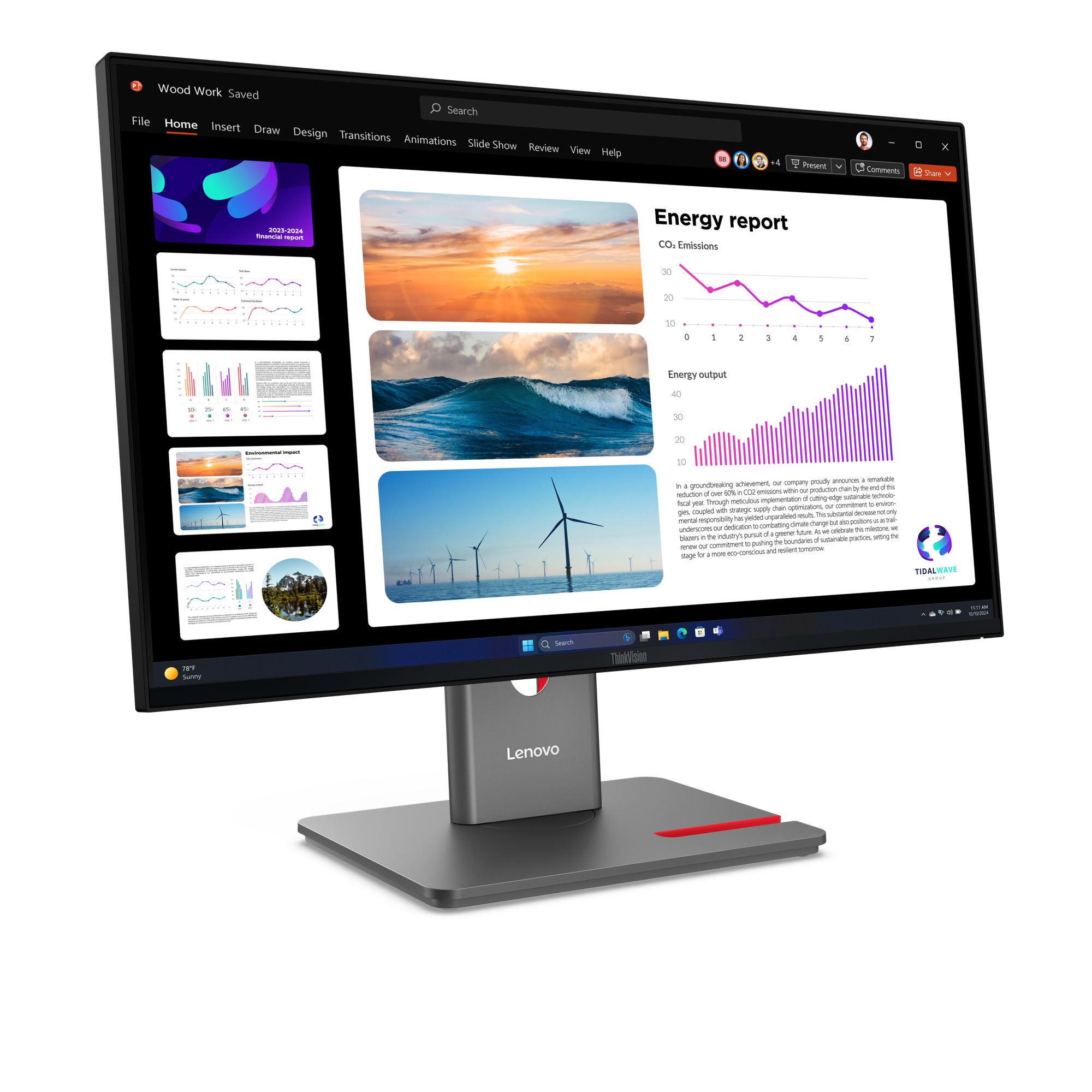 Lenovo ThinkVision P24Q-40 Monitor - Afbeelding 5