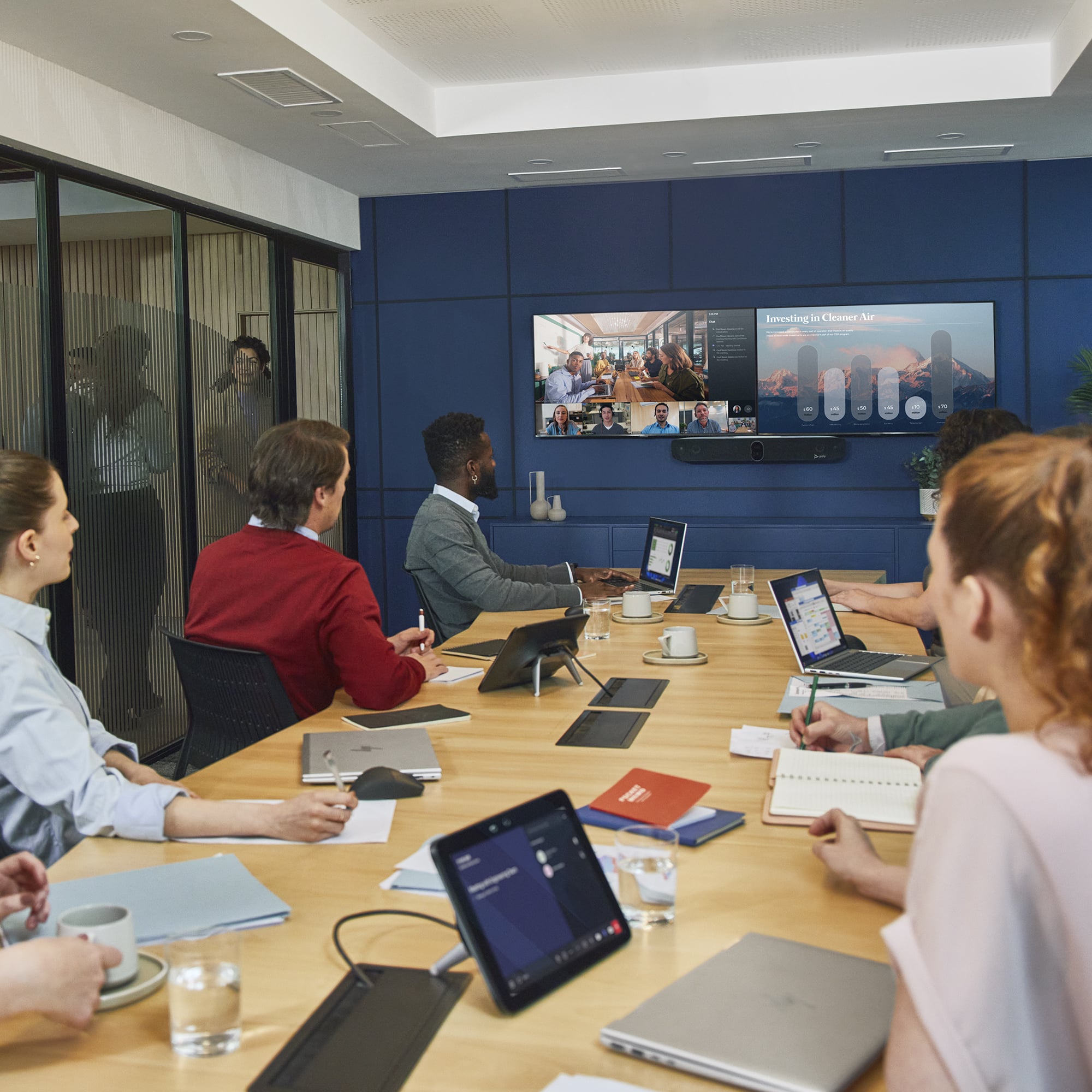 HP Poly Studio X72 All-In-One Video Bar with TC10 Controller Kit - Afbeelding 4