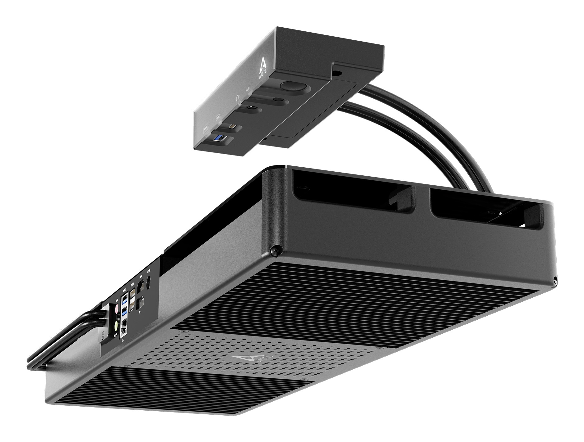 ARCTIC Senza 5700G Pro AMD Ryzen™ 7 32 GB DDR4-SDRAM 1 TB SSD Windows 11 Pro Mini PC Zwart - Afbeelding 3