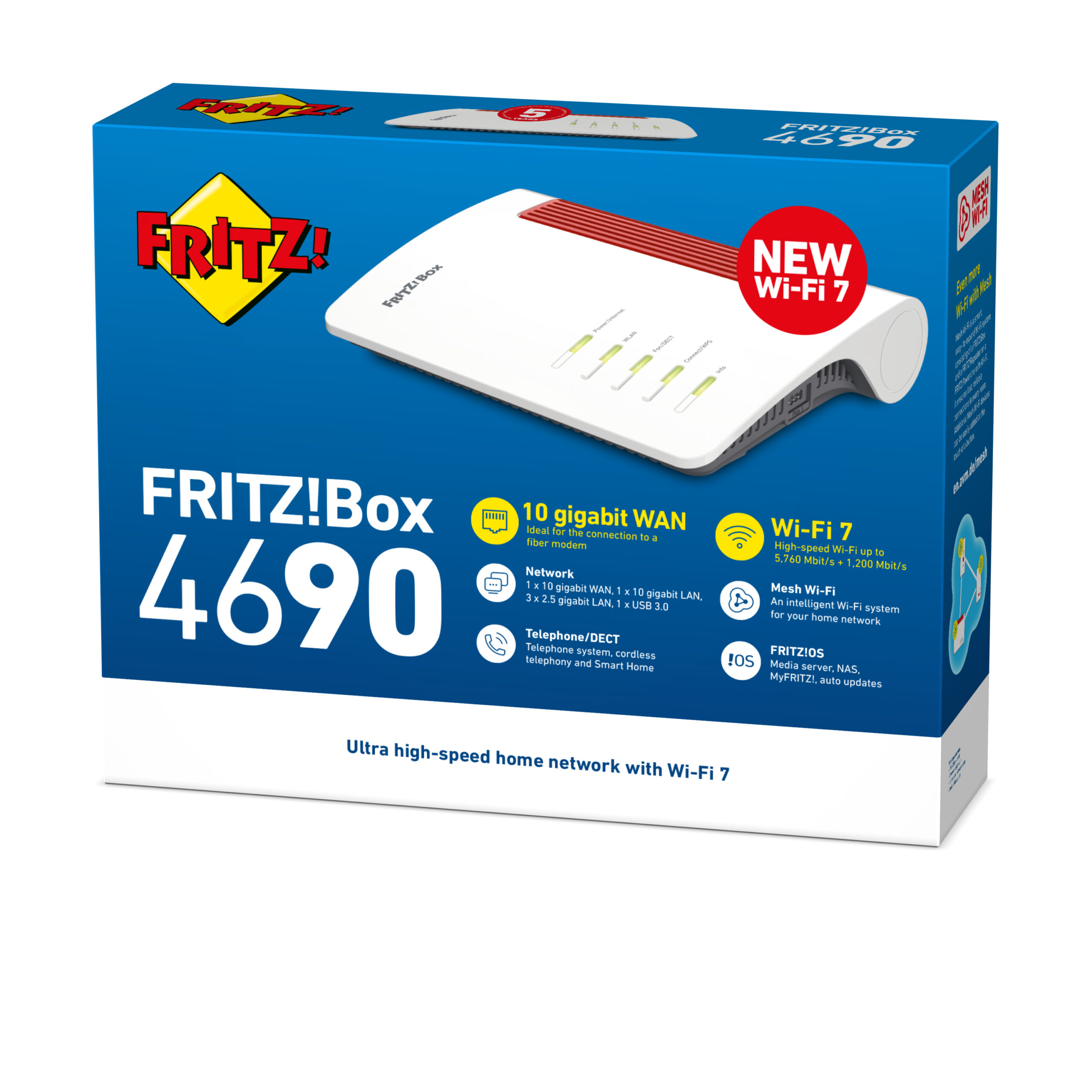 Box FRITZ! 4690 Edition International draadloze router - Afbeelding 4