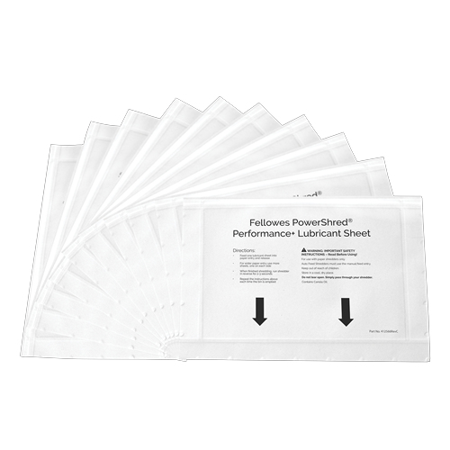 Fellowes 4025601 papierversnipperaaraccessoire Smeermiddelbladen 10 stuk(s) - Afbeelding 3