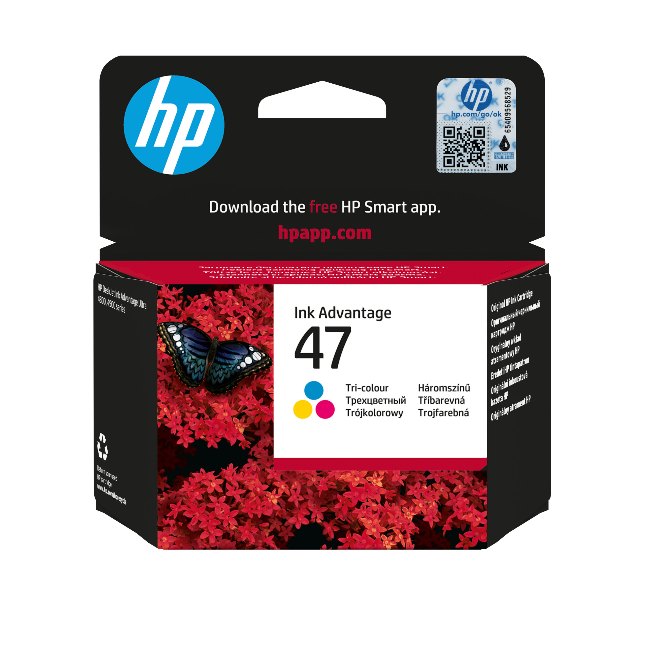 HP 47 originele drie-kleuren cartridge - Afbeelding 2