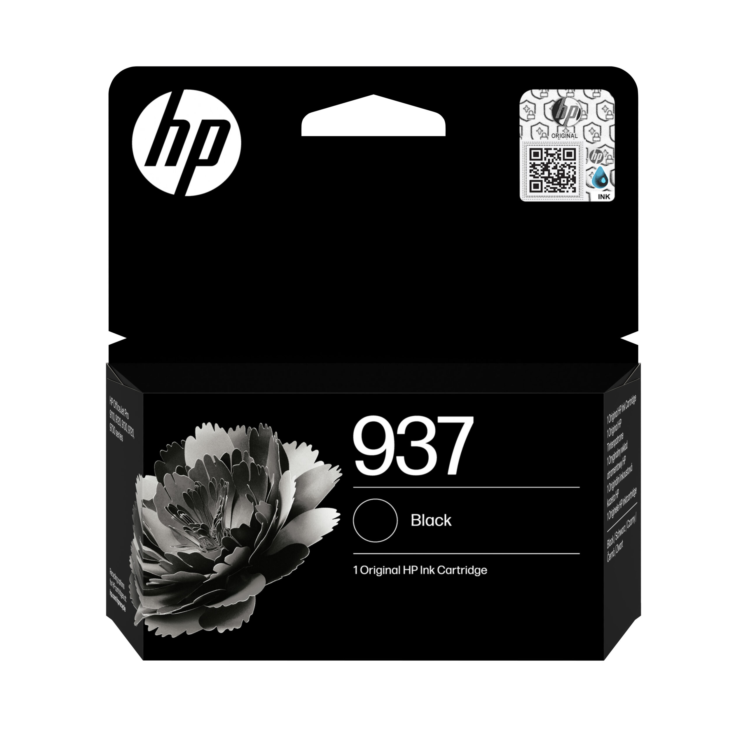HP 937 originele zwarte inktcartridge - Afbeelding 2