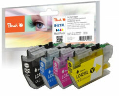Peach PI500-377 inktcartridge 4 stuk(s) Origineel Hoog (XL) rendement Zwart, Cyaan, Magenta, Geel