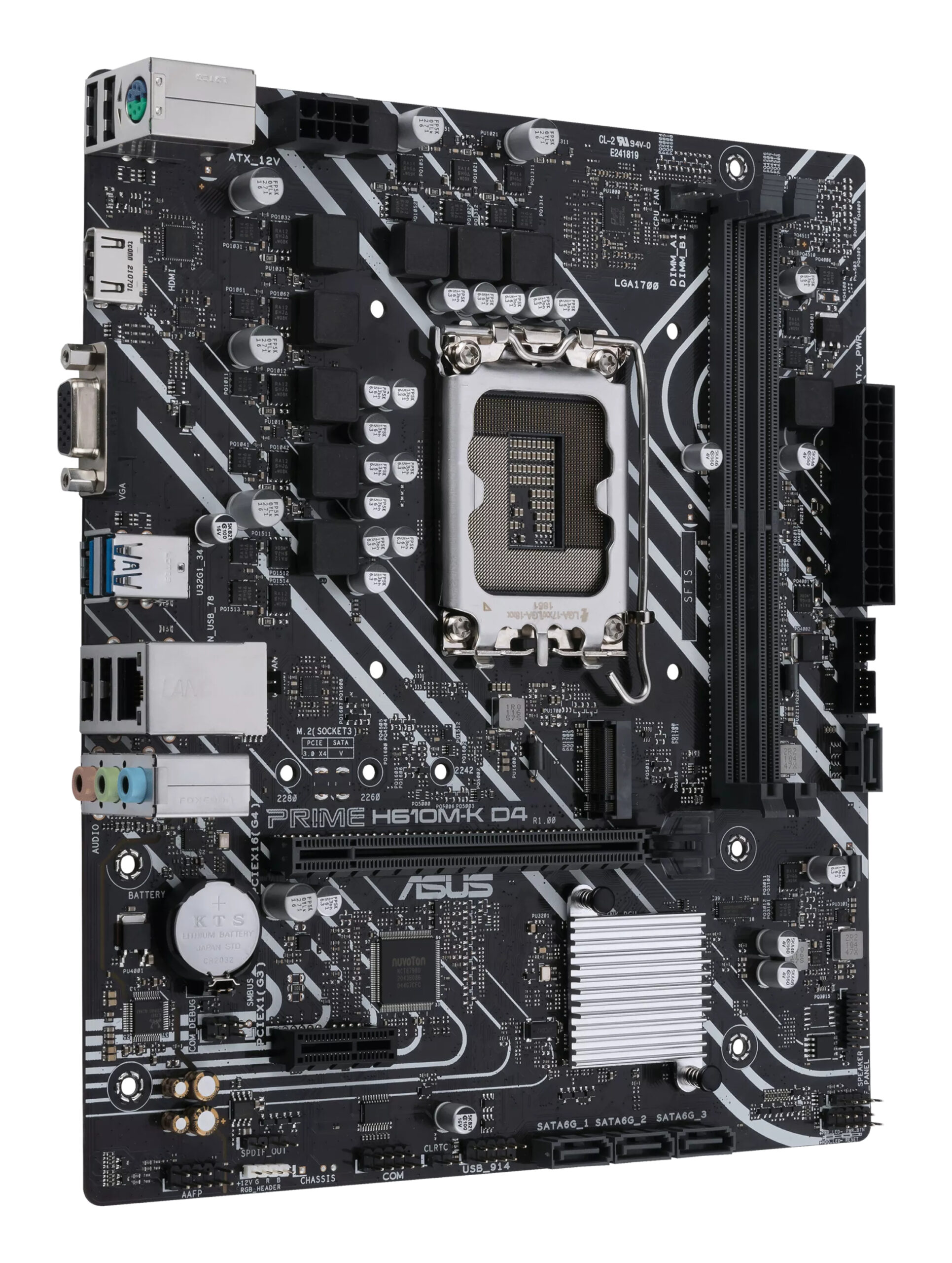 ASUS PRIME H610M-K D4 Intel H610 LGA 1700 micro ATX - Afbeelding 4