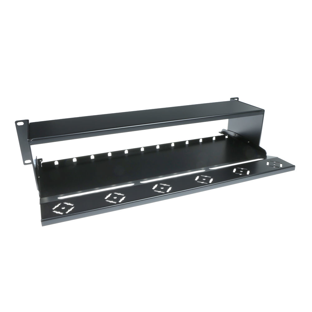 ACT Fiber panel High Density 2HE voor 12 MTP®-MPO cassettes / keystone adapterplaten