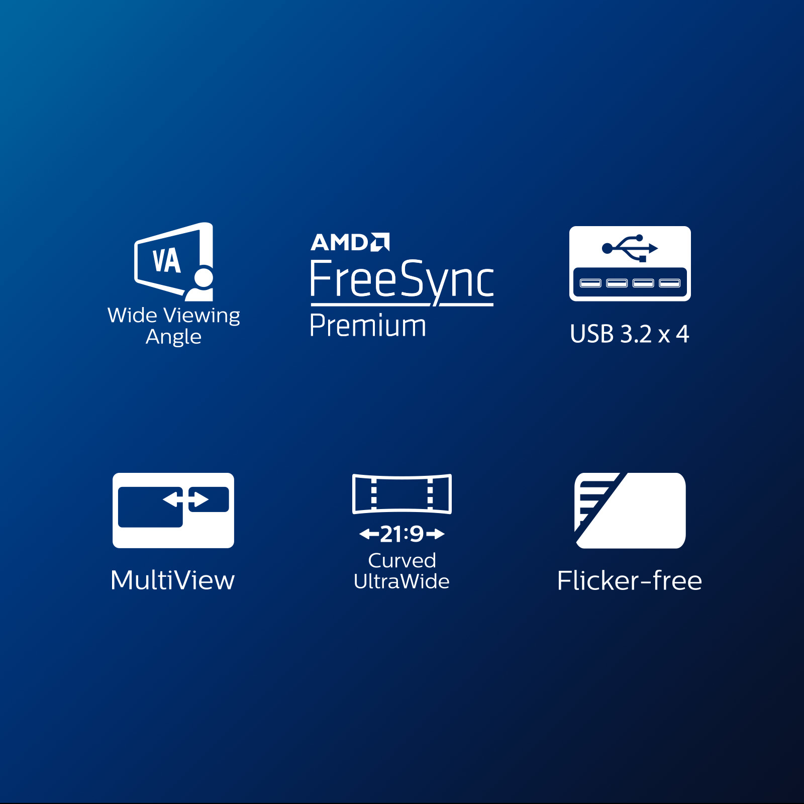 Philips E Line 346E2CUAE/00 computer monitor 86,4 cm (34") 3440 x 1440 Pixels Wide Quad HD+ LCD Zwart - Afbeelding 6