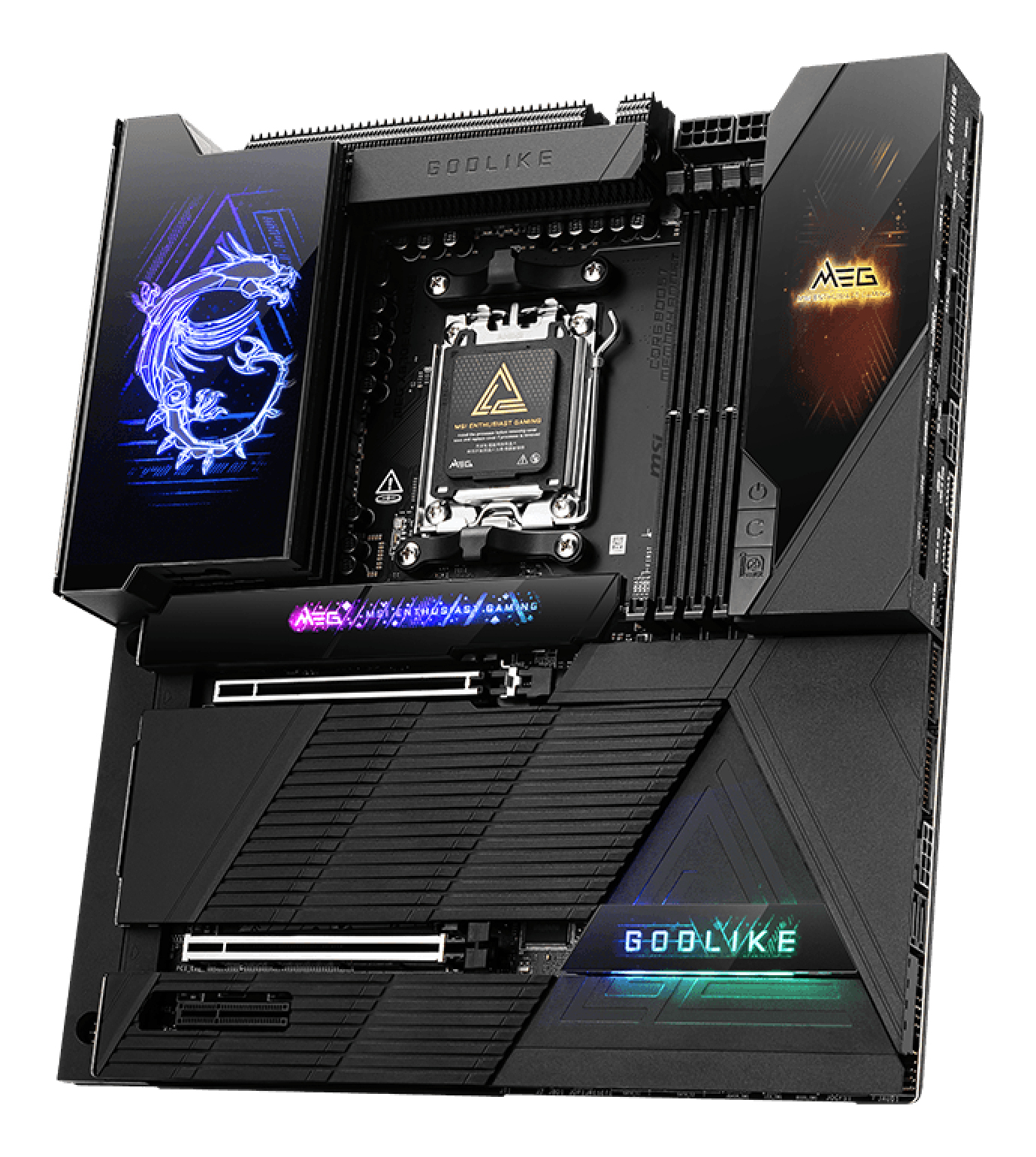 MSI MEG X870E GODLIKE moederbord AMD X870E Socket AM5 Verlengd ATX - Afbeelding 4